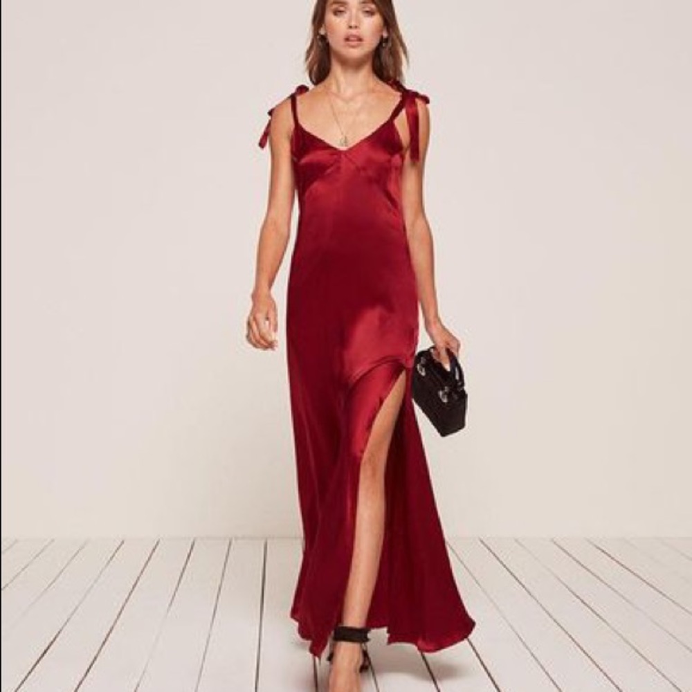Reformation Tanya Slip Dress (100% Silk) | Size Small
